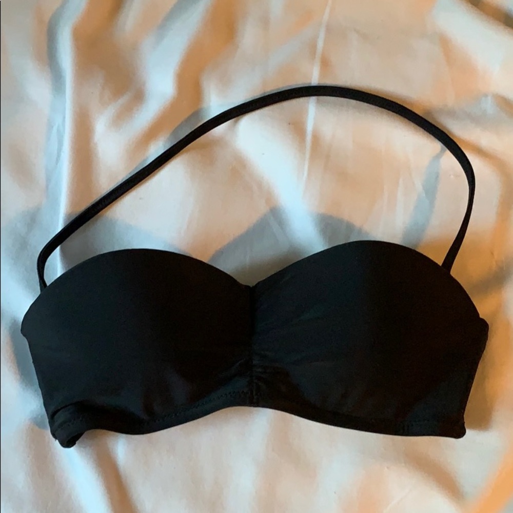 Black swim top